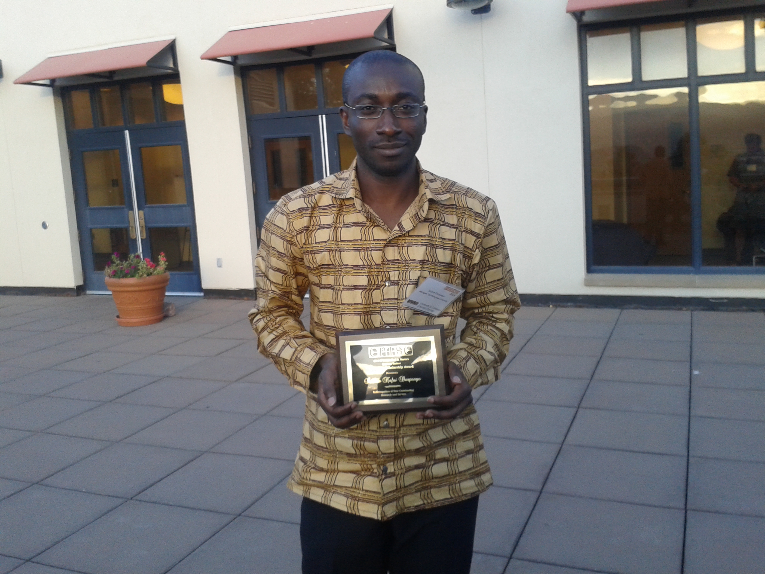 2014 Diversity Scholarship winner, Isidore Dorpenyo